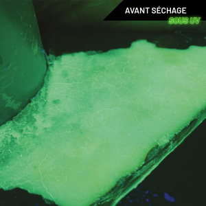 Traceur pour détection de fuite et test d'étanchéité liquide - fluorescent incolore -  UV MAX YELLOW