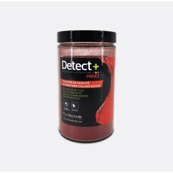Colorant de traçage et détection de fuite poudre ROUGE Alimentaire - DETECT+ RED