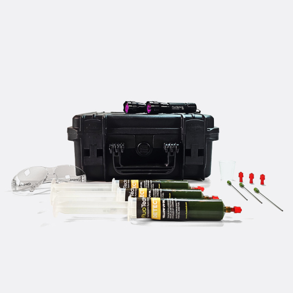 Kit détection de fuite huiles et carburants - PACK PRO UV OIL YELLOW - 3x50 ml