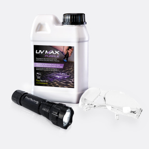 Kit UV MAX Purple et Lampe UV - Torche - Haute Précision - 365nm
