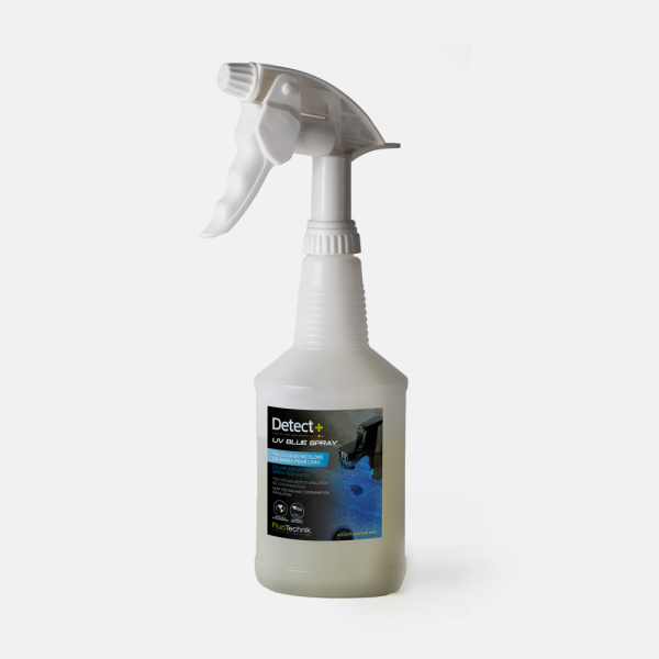 Traceur pour simulation de contamination - fluorescent incolore - UV BLUE SPRAY