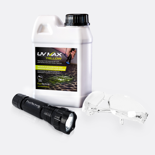 UV MAX Yellow INTENSE et Lampe UV - Torche - Haute Précision - 365nm
