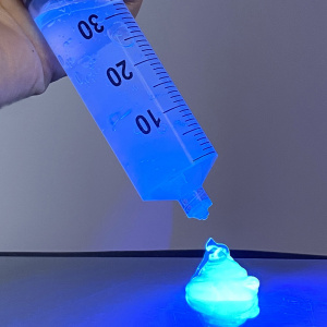 Gel  de traçage incolore fluorescent - UV GEL BLUE