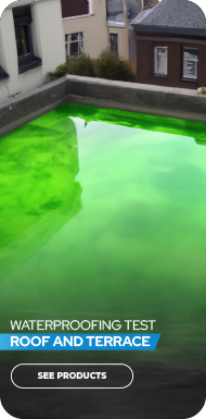Roof and Terrace Waterproofing Testing